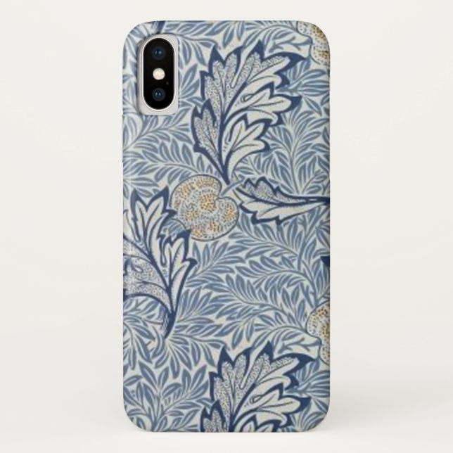 William Morris Apple Flower Floral Design Case-Mate iPhone Case (Back)