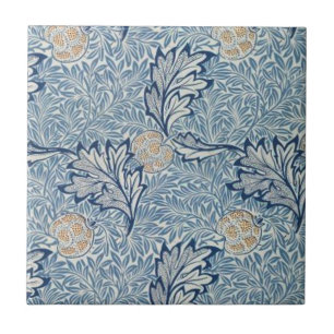 William Morris Apple Flower Floral Design Ceramic Tile