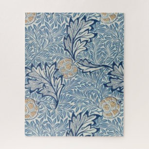 William Morris Apple Flower Floral Design Jigsaw Puzzle