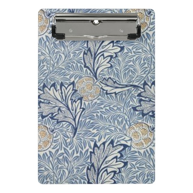 William Morris Apple Flower Floral Design Mini Clipboard (Front)