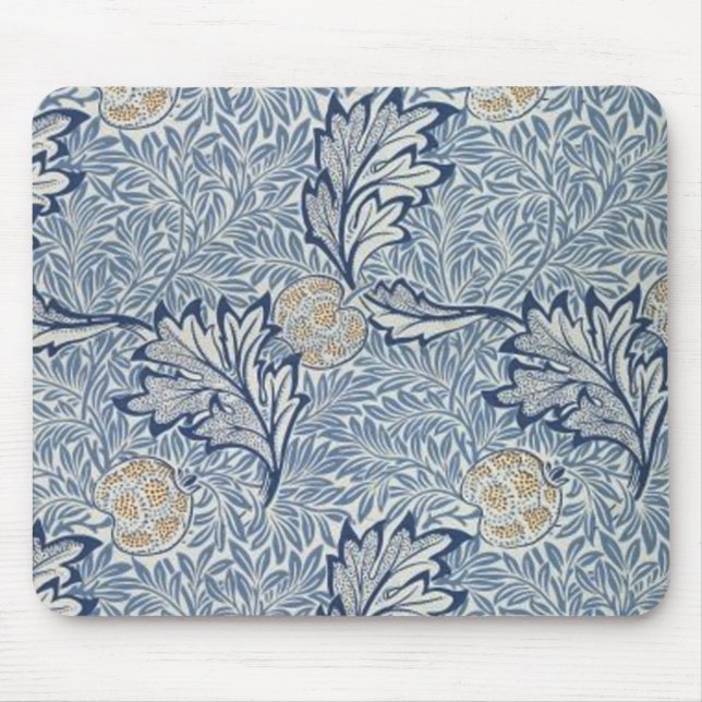 William Morris Apple Flower Floral Design Mouse Pad (Front)