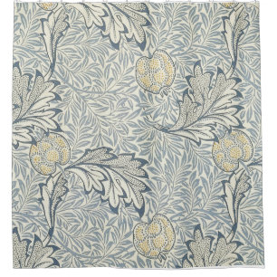 William Morris Apple Pattern Shower Curtain. Curtain