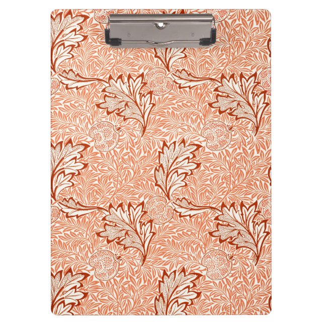 William Morris Apple Vintage Botanical Pattern Clipboard (Front)