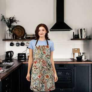 William Morris apron floral design 