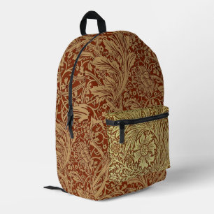 William Morris Arcadia Floral Garden Flower Classi Printed Backpack