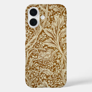 William Morris Arcadia Floral Pattern Classic iPhone 16 Case