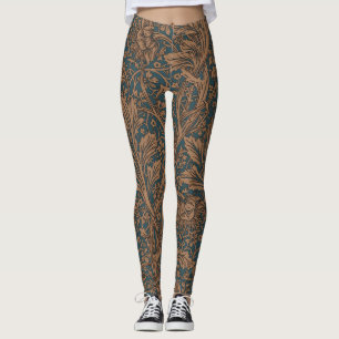 William Morris Arcadia Floral Pattern Classic Leggings