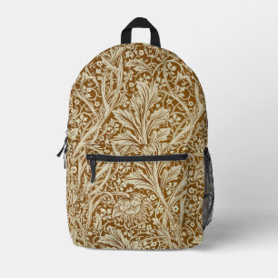 William Morris Arcadia Floral Pattern Classic Printed Backpack