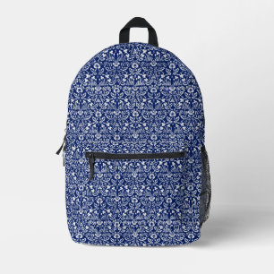 William Morris Art Blue Backpack