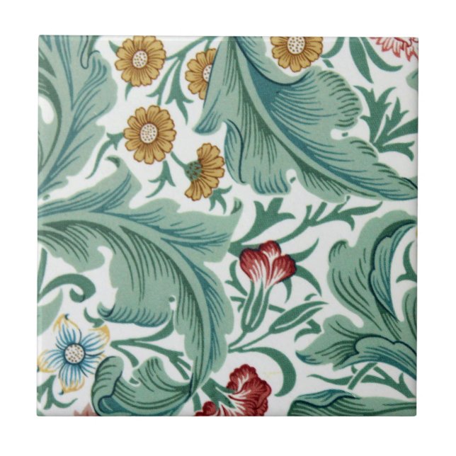 William Morris Art Ceramic Tile (Front)