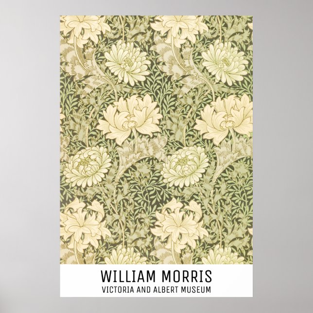 William Morris Art Floral Prints Exhibition Poster (Front)