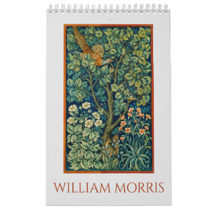 William Morris art graphics wall calendar 