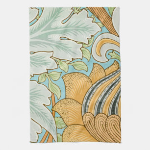 William morris art nouveau floral and foliage tea towel
