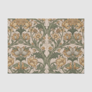 William Morris Art Nouveau Floral foliage Pattern Tissue Paper