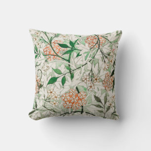 William Morris Art Nouveau Floral Throw Pillow