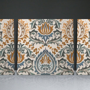 William Morris Art Nouveau Floral Victorian Repro Ceramic Tile