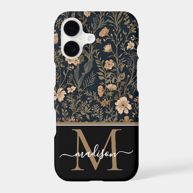 William Morris Art Nouveau Monogram floral   (Back)