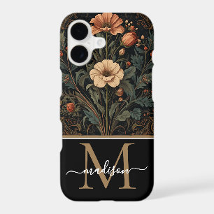 William Morris Art Nouveau Monogram floral  
