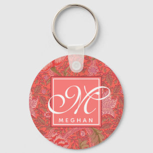 William Morris - Art Nouveau Windrush Monogrammed Key Ring