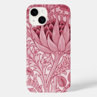 William Morris Artichoke Burgundy Red Case-Mate iPhone 14 Case