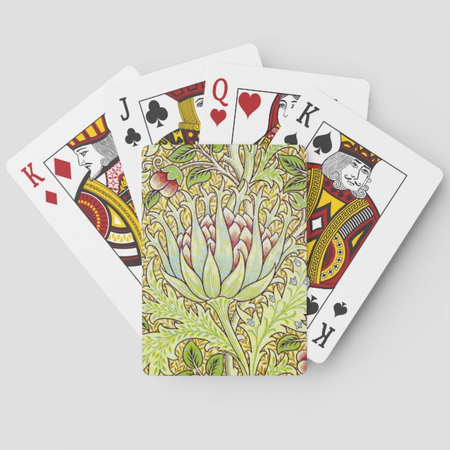 William Morris “Artichoke” Playing Cards (Back)