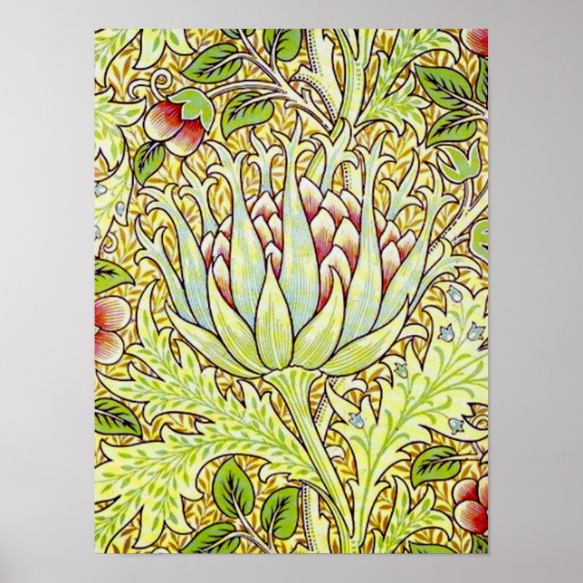 William Morris “Artichoke Poster (Front)