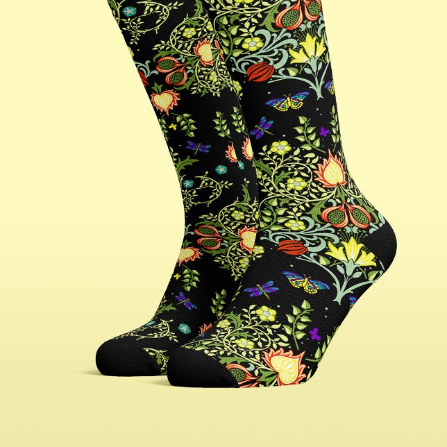 William Morris Arts And Crafts Pattern  Socks (Creator Uploaded)