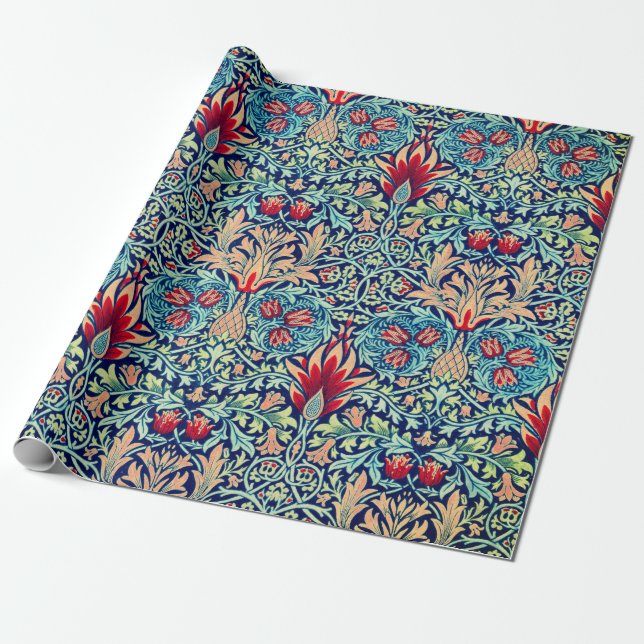 William Morris ARTS AND CRAFTS WRAPPING Wrapping Paper (Unrolled)