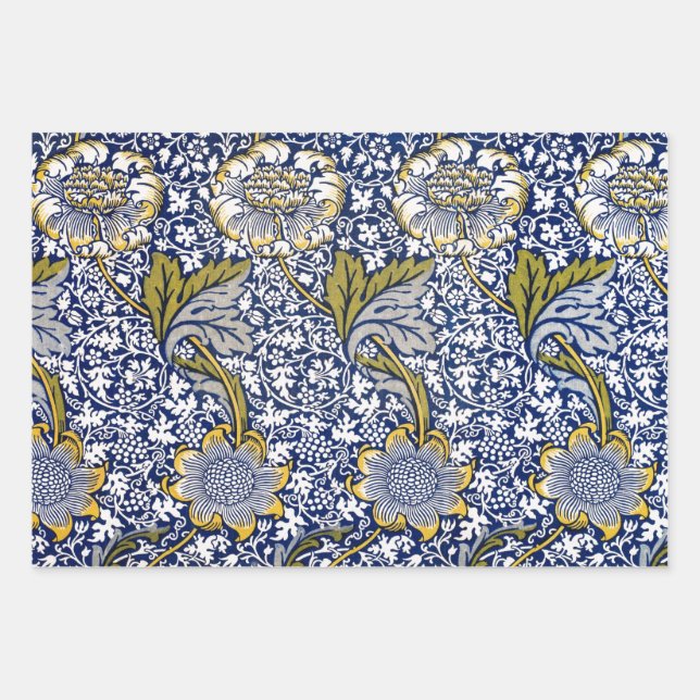 William Morris ASSORTED Wrapping Paper SET (Front)