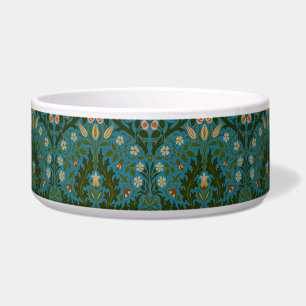 William Morris Autumn Flowers Pattern Teal