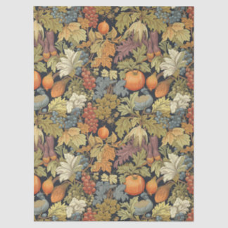 William Morris Autumn Leaf Pumpkins Vintage Turkey Tissue Paper