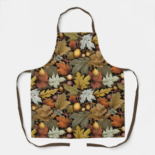 William Morris Autumn Leaves Autumn Thanksgiving  Apron