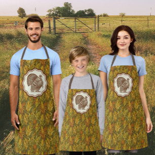 William Morris Autumn Turkey Corn  Apron