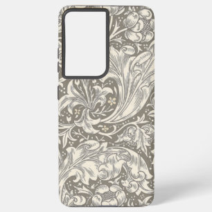William Morris Bachelor's Button antique damask Samsung Galaxy Case