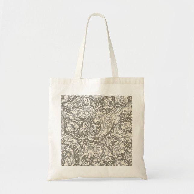 William Morris Bachelor's Button antique damask Tote Bag (Front)
