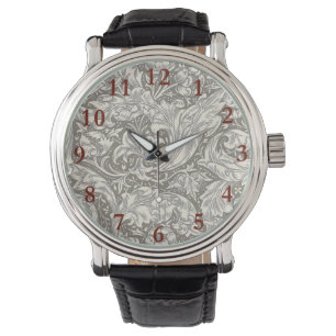William Morris Bachelor's Button antique damask Watch