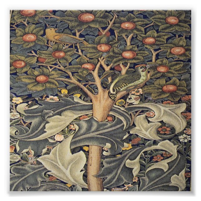 William Morris beautiful art nouveau work,William Photo Print (Front)