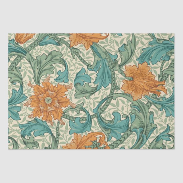 William Morris Beautiful Floral Tissue Paper (Front)