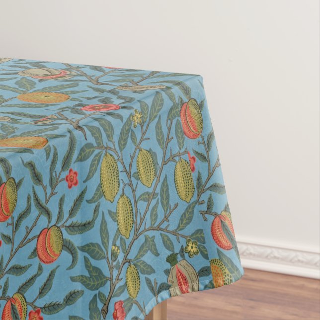 William Morris Beautiful Foliage Colourful Fruits Tablecloth (In Situ)