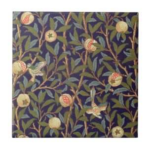 William Morris Bird And Pomegranate Ceramic Tile