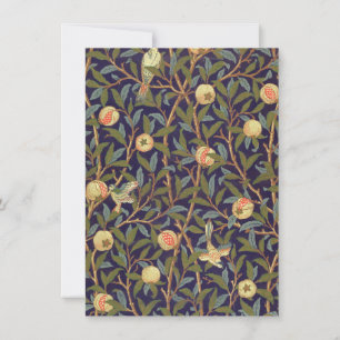 William Morris Bird And Pomegranate Vintage Art