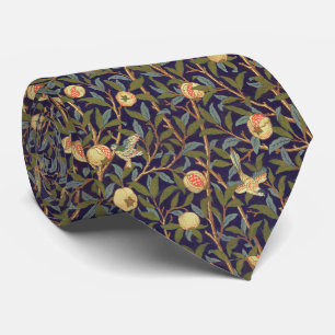William Morris Bird And Pomegranate Vintage Art Tie