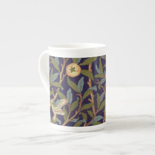 William Morris Bird And Pomegranate Vintage Floral Bone China Mug