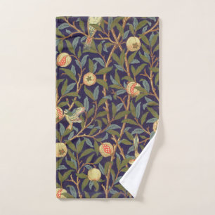 William Morris Bird And Pomegranate Vintage Floral Hand Towel