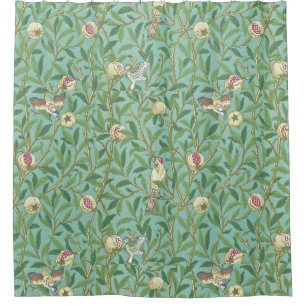 William Morris "Bird & Pomegranate" 3. Shower Curtain