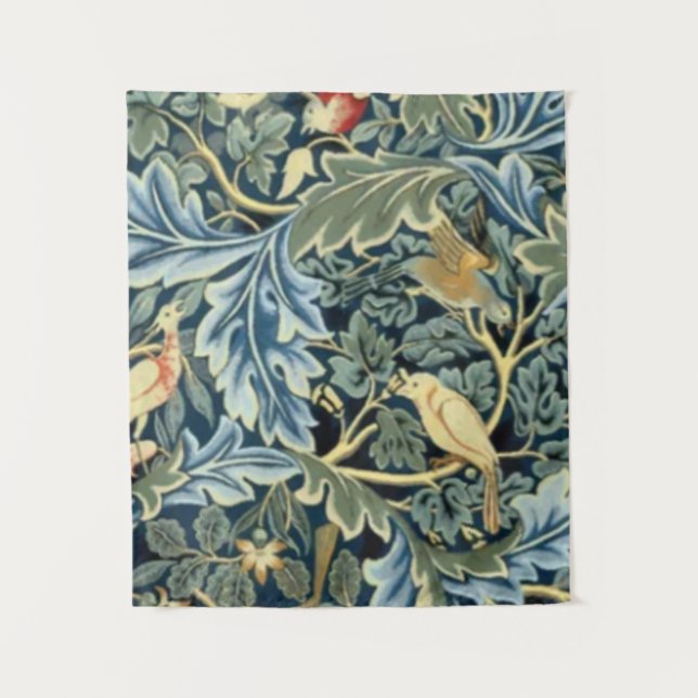 William Morris Birds and Acanthus Tapestry (Front)