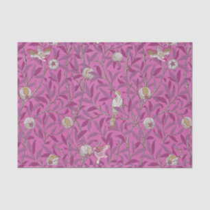 William Morris, Birds and Pommegrenates - Pink Tissue Paper