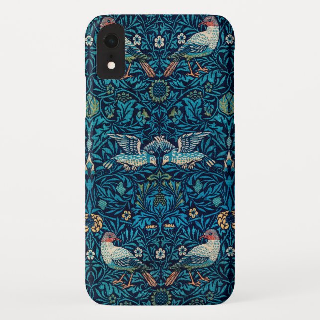 William Morris Birds Art Nouveau Floral Pattern Case-Mate iPhone Case (Back)