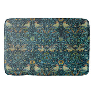 William Morris Birds & Floral Pattern Bath Mat