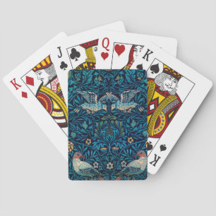 William Morris Birds Playing Cards
